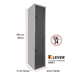 Locker 2 puertas Serie C